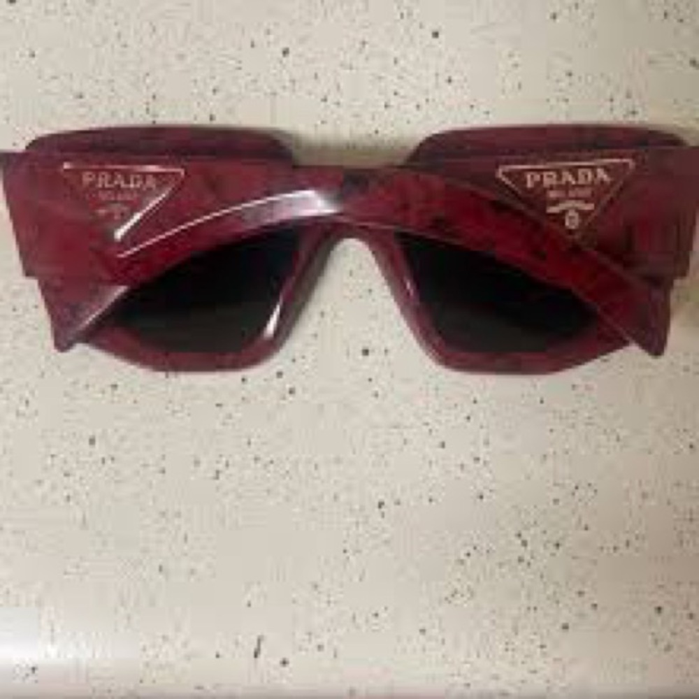 Red Prada sunglasses